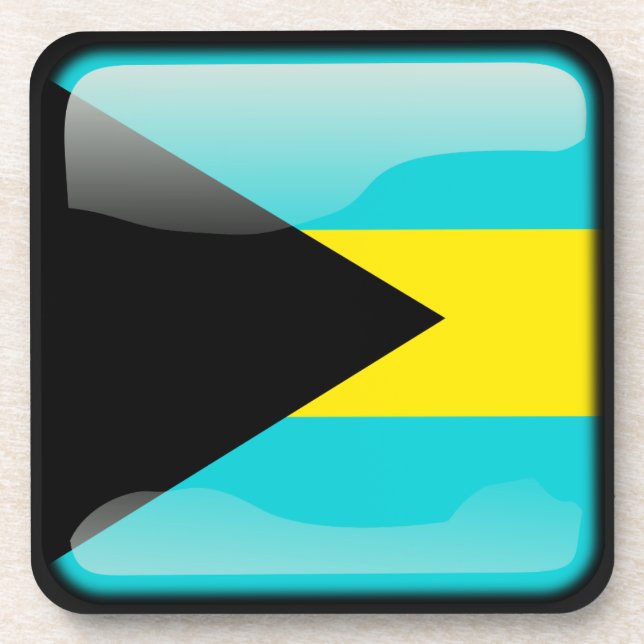 Dessous-de-verre Drapeau des Bahamas (Devant)