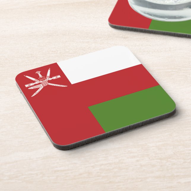 Dessous-de-verre Drapeau d'Oman (Côté gauche)