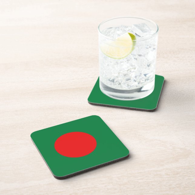 Dessous de verre Drapeau du Bangladesh (Côté Droit)
