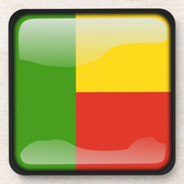 Dessous-de-verre Drapeau du Bénin (Devant)