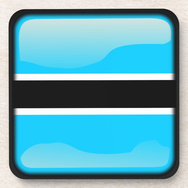 Dessous-de-verre Drapeau du Botswana (Devant)