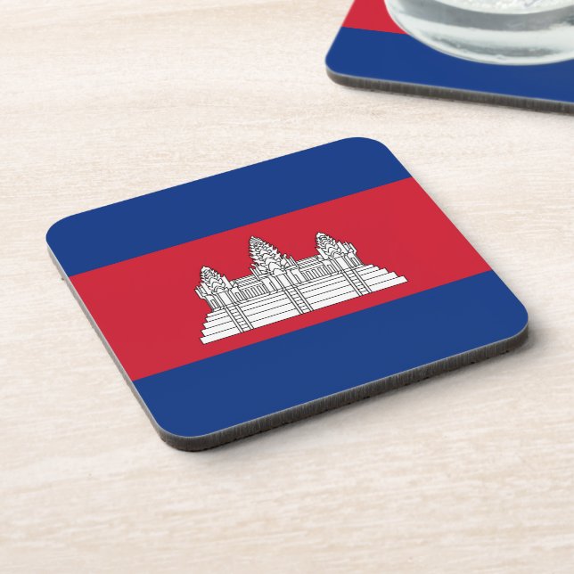 Dessous-de-verre drapeau du Cambodge (Côté gauche)