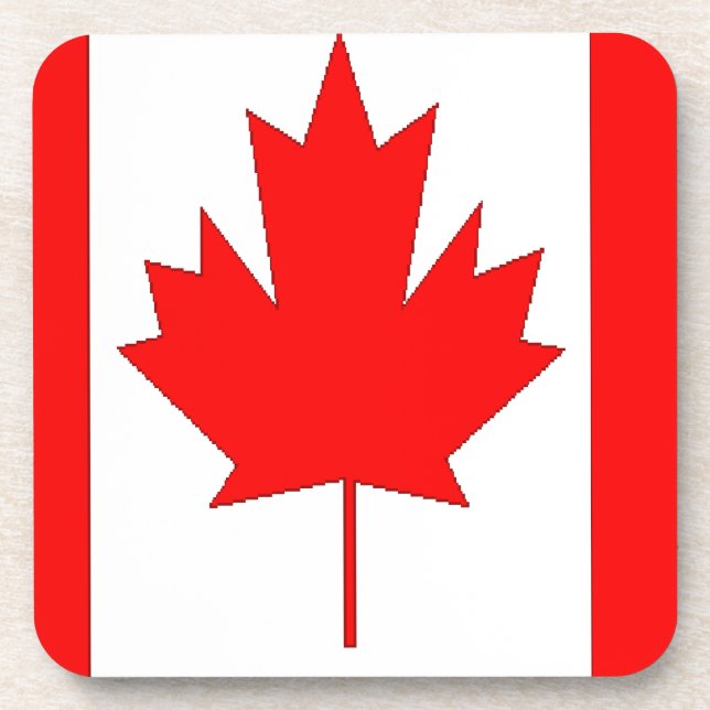 Dessous-de-verre Drapeau du Canada (Devant)