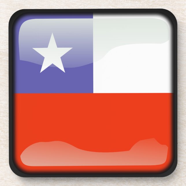 Dessous-de-verre Drapeau du Chili (Devant)