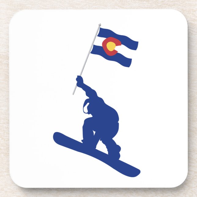Dessous-de-verre Drapeau du Colorado (Devant)