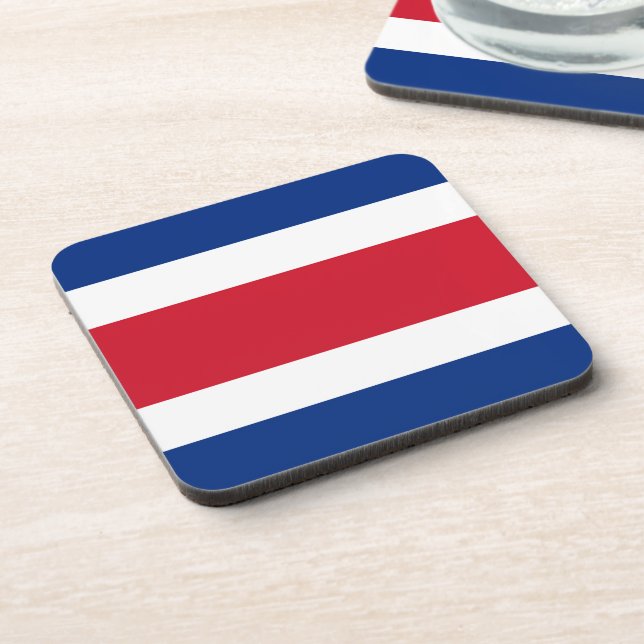 Dessous-de-verre Drapeau du Costa Rica (Côté gauche)