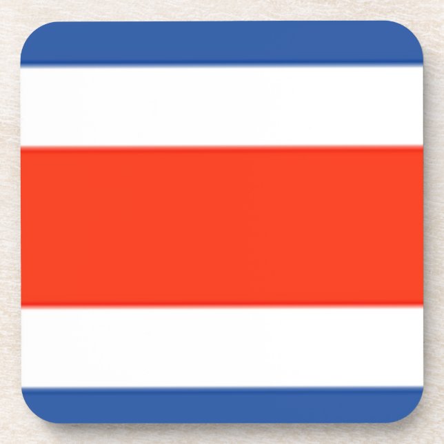 Dessous-de-verre Drapeau du Costa Rica (Devant)