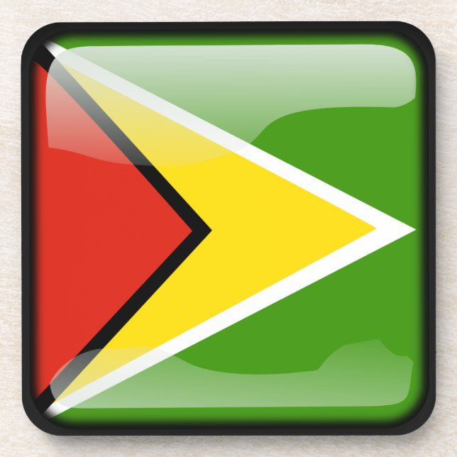 Dessous-de-verre Drapeau du Guyana (Devant)