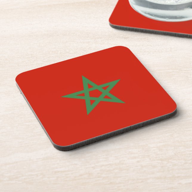 Dessous-de-verre Drapeau du Maroc (Côté gauche)