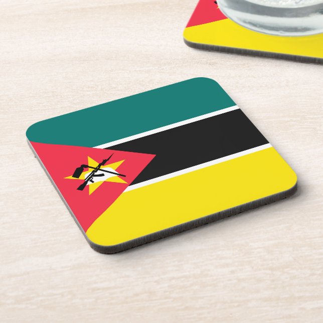 Dessous-de-verre Drapeau du Mozambique (Côté gauche)