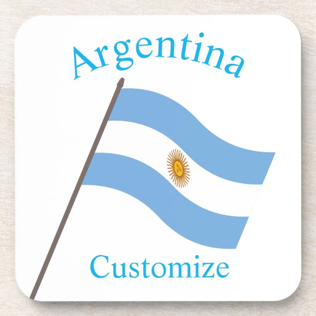 Dessous-de-verre Drapeau du pays Argentine Thunder_Cove (Devant)