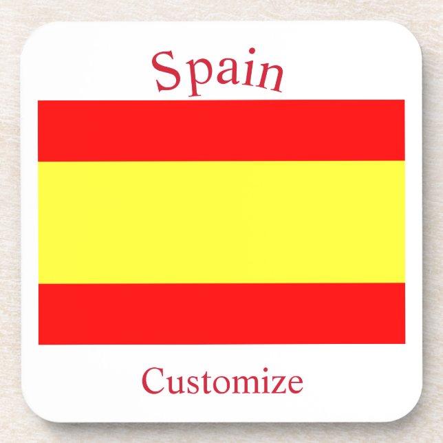 Dessous-de-verre Drapeau du pays Espagne Thunder_Cove (Devant)