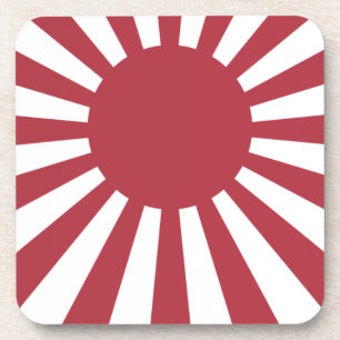 Dessous-de-verre Drapeau du soleil levant impérial du Japon, Edo à 