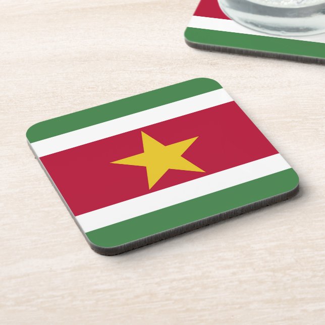 Dessous-de-verre drapeau du Suriname (Côté gauche)