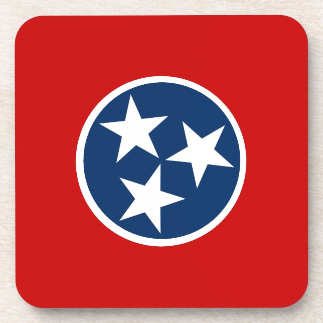Dessous-de-verre Drapeau du Tennessee (Devant)