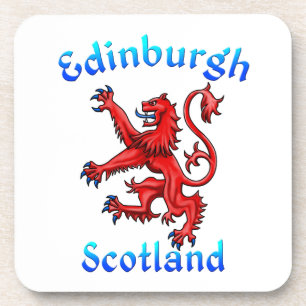 Dessous-de-verre Drapeau écossais Rampant Lion d'Edimbourg