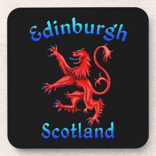 Dessous-de-verre Drapeau écossais Rampant Lion d'Edimbourg