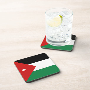 Dessous de verre Drapeau Jordanie