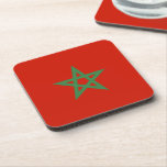 Dessous-de-verre drapeau marocain<br><div class="desc">Un cadeau idéal pour tous ceux qui sont patriotes de leur pays !</div>