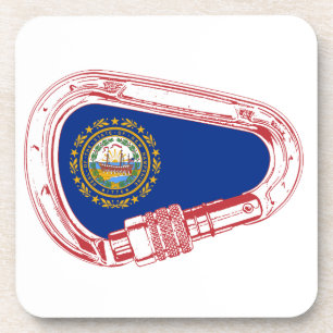 Dessous-de-verre Drapeau New Hampshire Escalade carabiner