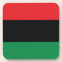 Drapeau rouge, noir et vert