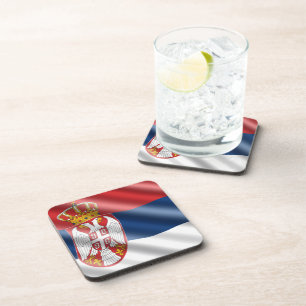 Dessous-de-verre Drapeau serbe