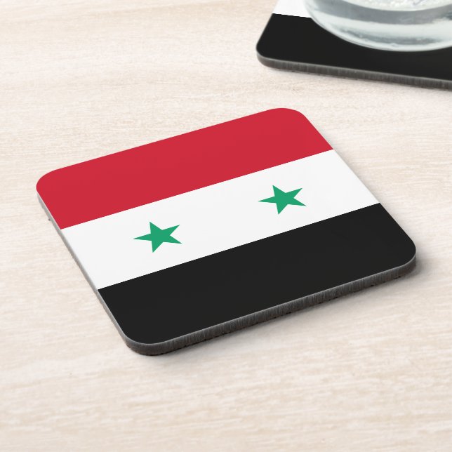 Dessous-de-verre Drapeau syrien (Côté gauche)