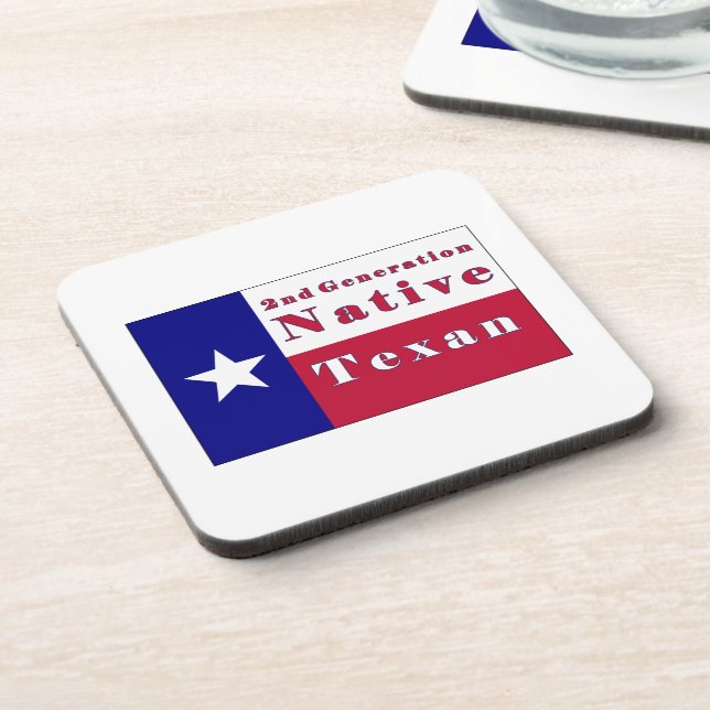 Dessous-de-verre Drapeau texan natif de 2e génération (Côté gauche)