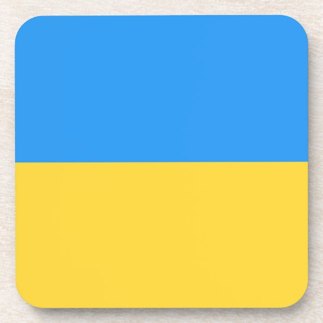 Dessous-de-verre Drapeau ukrainien (Devant)