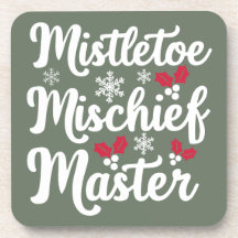 Drôle Noël Beverage Coaster