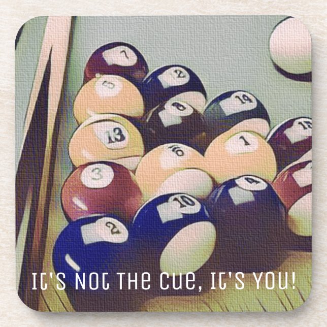 Dessous de verre drôles de pièce de jeux de (Devant)