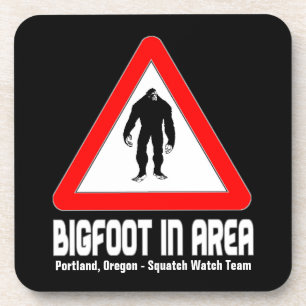 Dessous de verre drôles de Sasquatch - BIGFOOT