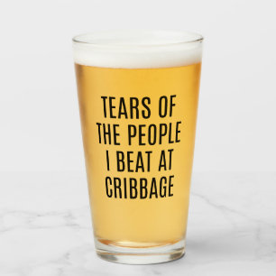 Dessous de verre drôles pour cribbage Larmes des g
