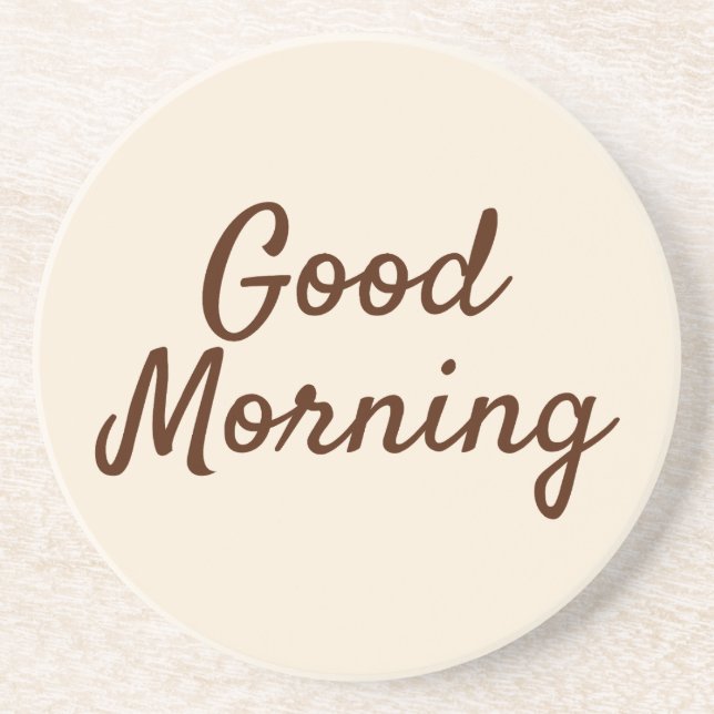 Dessous de verre du bon matin - Cuisine minimalist (Devant)