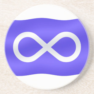 Dessous de verre du drapeau métis Cadeaux de fiert