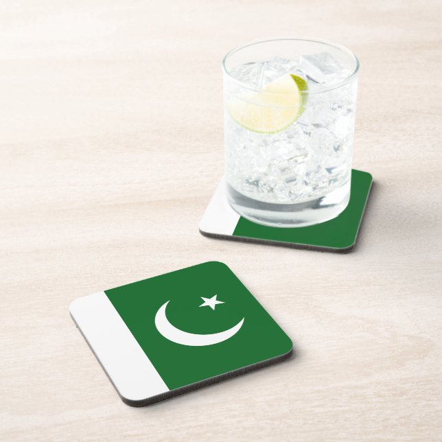 Dessous de verre du drapeau pakistanais (Côté Droit)