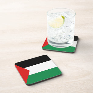 Dessous de verre du drapeau palestinien