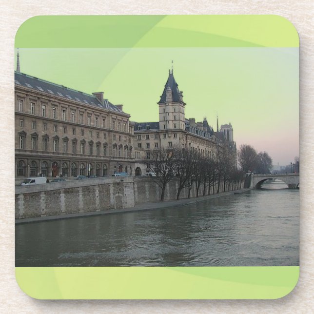 Dessous de verre du liège de Seine River (Devant)
