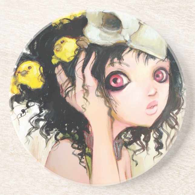 Dessous de verre du nid de l'oiseau (Devant)