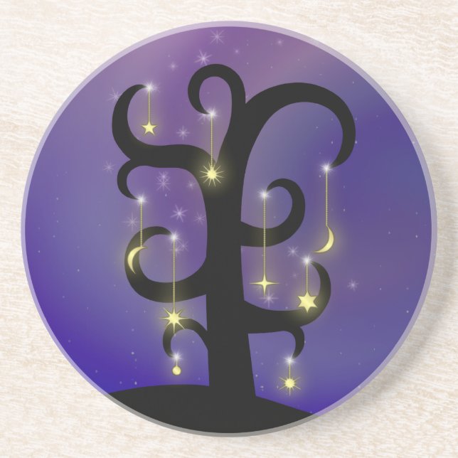 Dessous de verre du verger des étoiles (Devant)