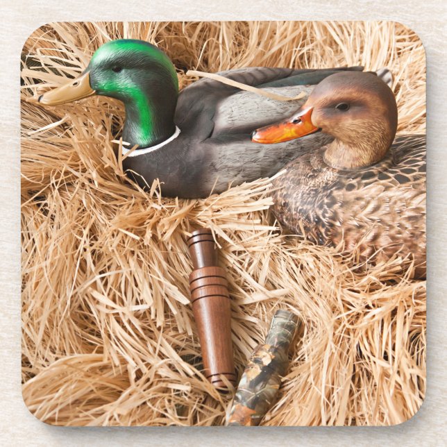 Dessous-de-verre Duck Call Mallard Drake Chasse Chasse Dessous de v (Devant)