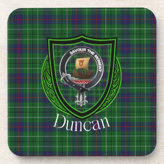 Dessous-de-verre Duncan Scottish Clan Tartan & Crest