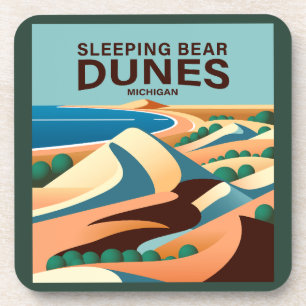 Dessous-de-verre Dunes de l'ours dormant Michigan
