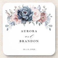 Dusty Blue Mauve Rose rose ardoise Mariage floral