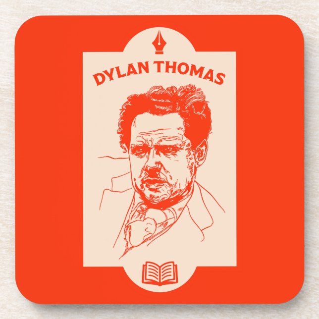 Dessous-de-verre Dylan Thomas Welsh Poet (Devant)