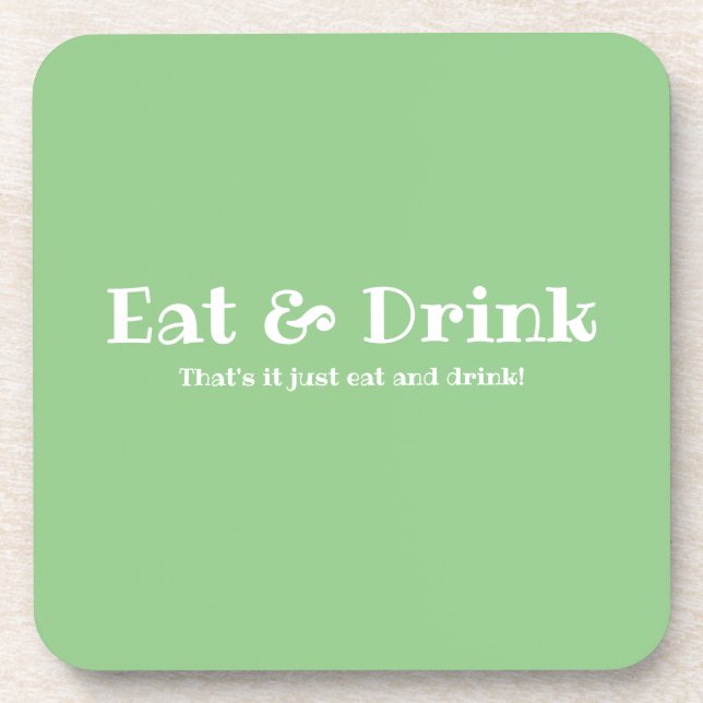 Dessous-de-verre Eat & Drink Fun (Devant)