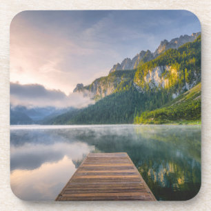 Dessous-de-verre Eau Azure Alpine Lake, Autriche
