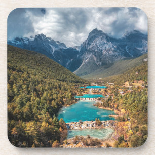 Dessous-de-verre Eau   Blue Moon Lake, Chine