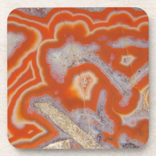 Dessous-de-verre Échantillon d'agate