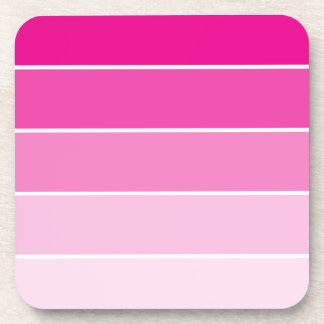 Dessous-de-verre Échantillons de peinture rose vif